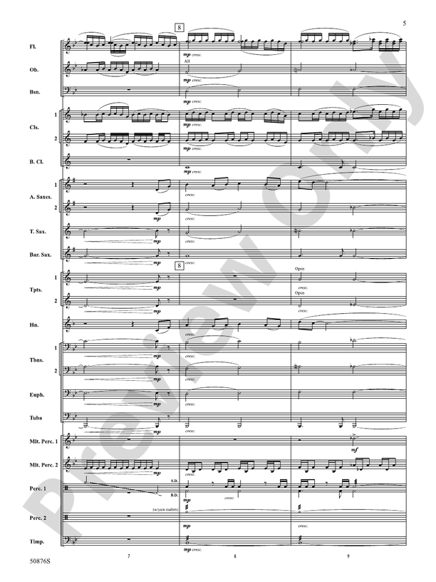 Joy Dance - Concert Band Conductor Score & Parts (Digital Download)