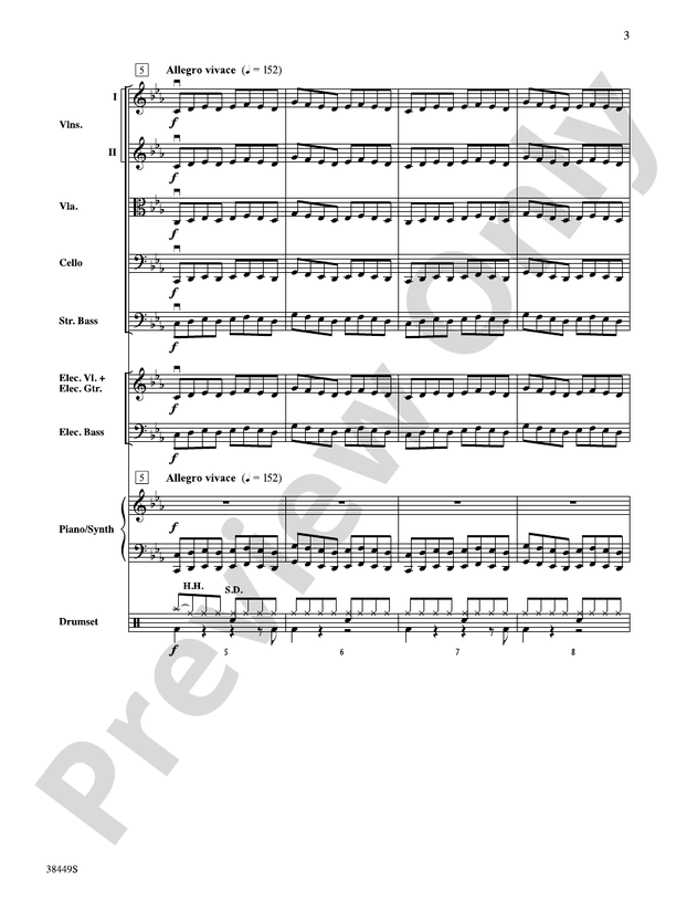 Requiem (The Fifth) – String Orchestra Conductor Score & Parts (Digital Download)