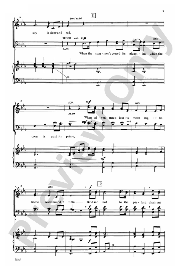 Homeward Bound - Arr. Jay Althouse – SATB Choral Octavo (Digital Download)