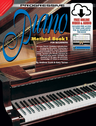 Progressive Piano Method Book 1 - Piano/Audio Access Online by Scott/Turner Koala KPPM1X