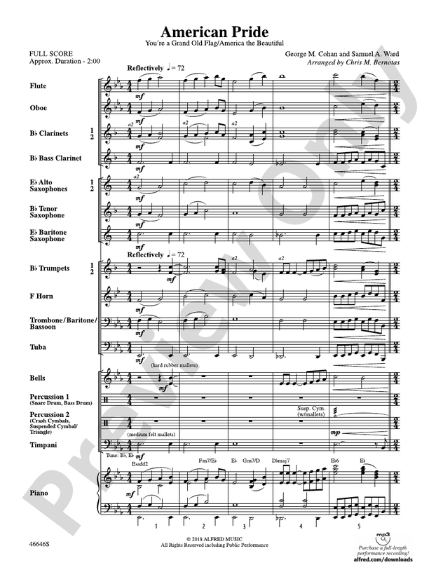 American Pride - Concert Band Conductor Score & Parts (Digital Download)