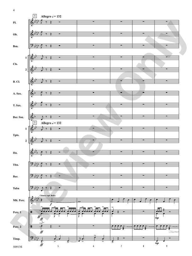 The Strait of Messina – Concert Band Conductor Score & Parts (Digital Download)