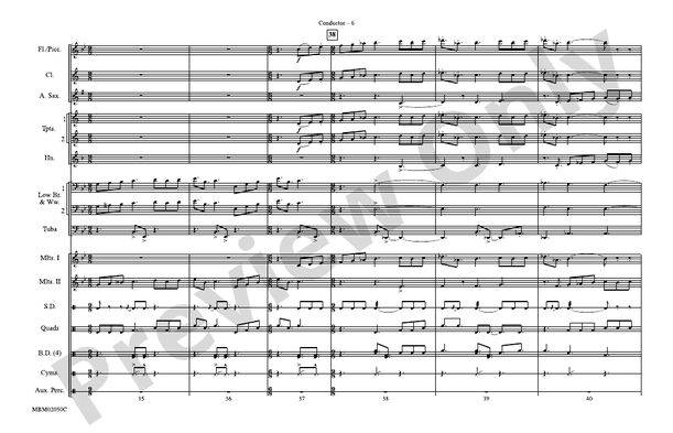 Harry Potter and the Sorcerer's Stone, Part II – Marching Band Conductor Score & Parts (Digital Download)