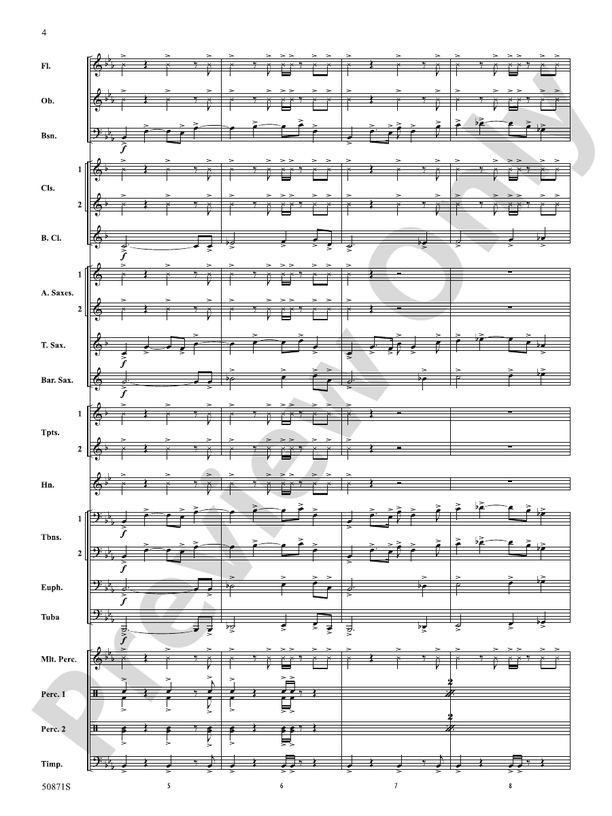Primal – Concert Band Conductor Score & Parts (Digital Download)