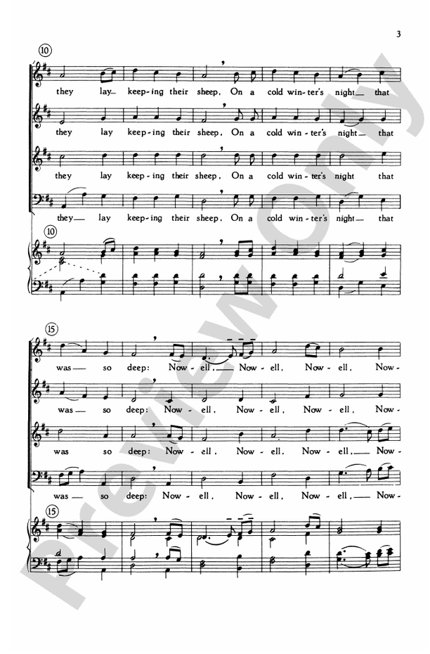 First Nowell – SATB Choral Octavo (Digital Download)