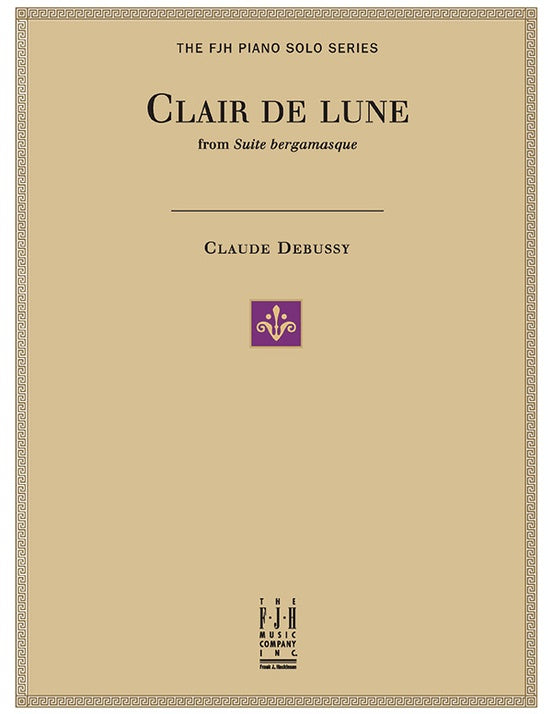 Debussy - Clair de lune from Suite bergamasque - Piano (Digital Download)