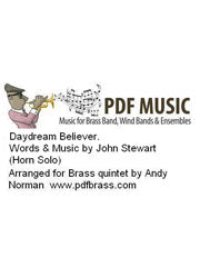 Daydream Believer - Brass Quintet (Digital Download)
