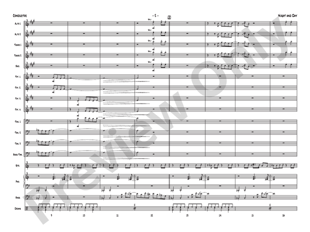 Night and Day (Jazz Band Series) – Jazz Ensemble Conductor Score & Parts (Digital Download)