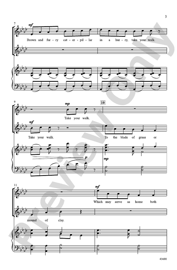 Caterpillar – 2-Part Choral Octavo (Digital Download)