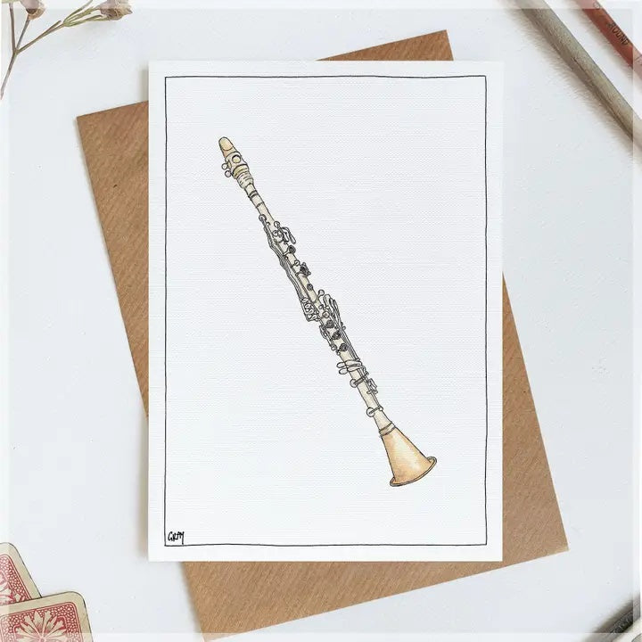 Greeting Card a Tortoise Playing the Violin