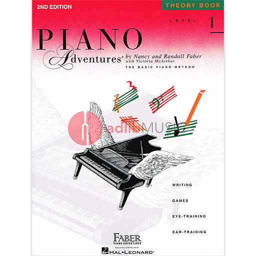 Piano Adventures Level 1 Theory Book - Piano by Faber/Faber Hal Leonard 420172