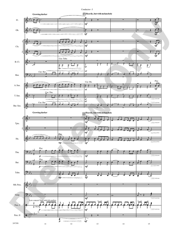 River Valley Legacy (I. River Echoes, II. Railroads, III. Machines, IV. Traditions) - Concert Band Conductor Score & Parts (Digital Download)