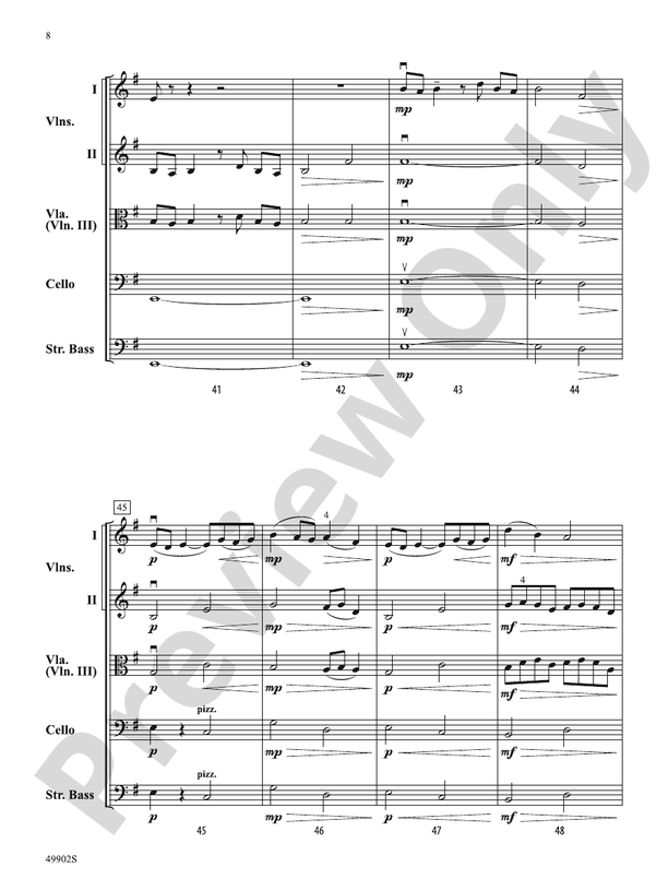 Volcano - String Orchestra Conductor Score & Parts (Digital Download)
