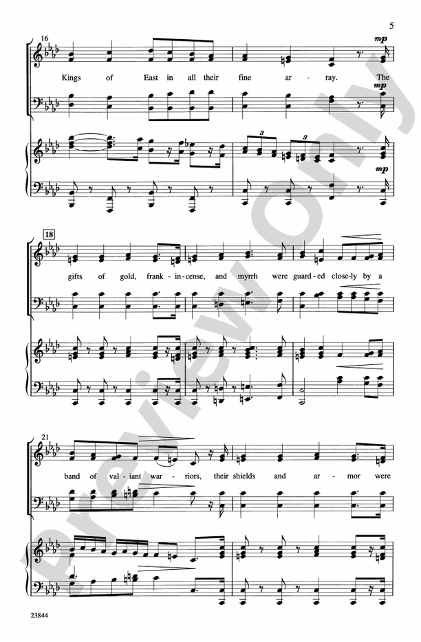 March of the Kings – SATB Choral Octavo (Digital Download)