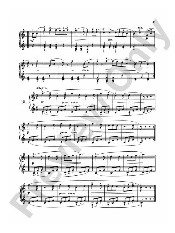 Bach - One-Hundred Recreations, First Instruction in Piano Playing - Piano Solo (Digital Download)