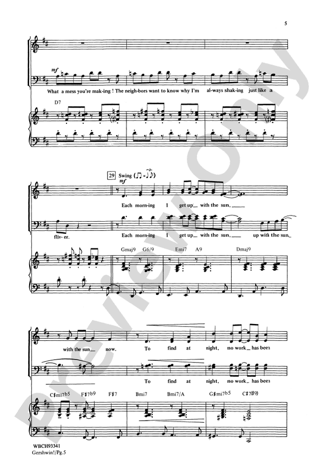 Gershwin! A Concert Panorama – SATB Choral Octavo (Digital Download)