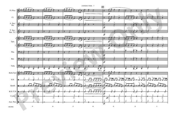 Truth Hurts – Marching Band Conductor Score & Parts (Digital Download)