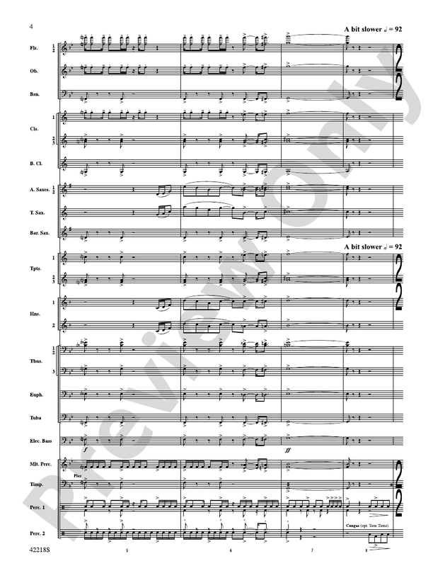 Tower of Power Greatest Hits - Concert Band Conductor Score & Parts (Digital Download)
