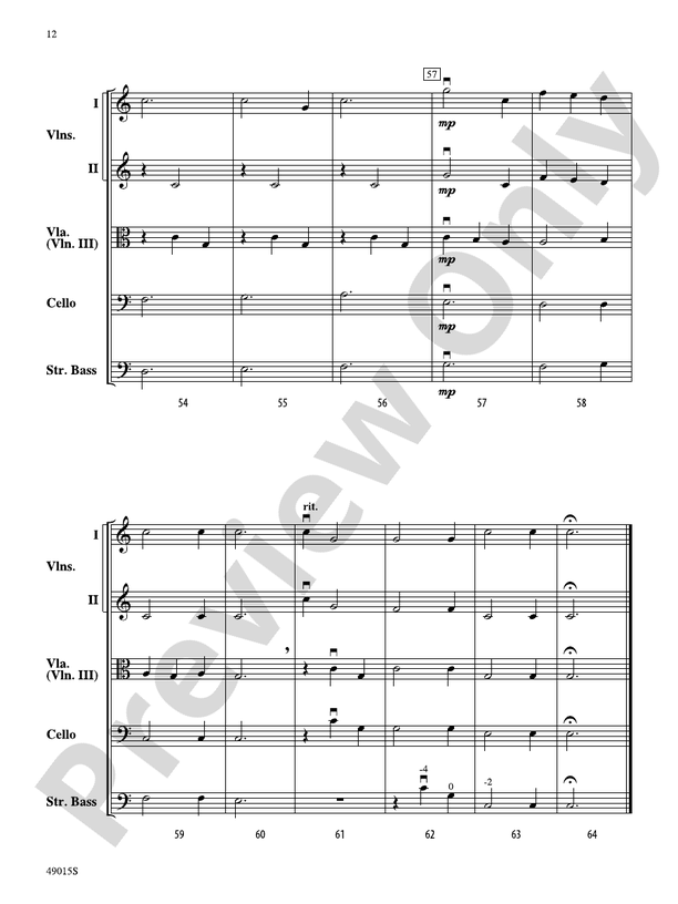 Petite Suite Francaise - String Orchestra Conductor Score & Parts (Digital Download)
