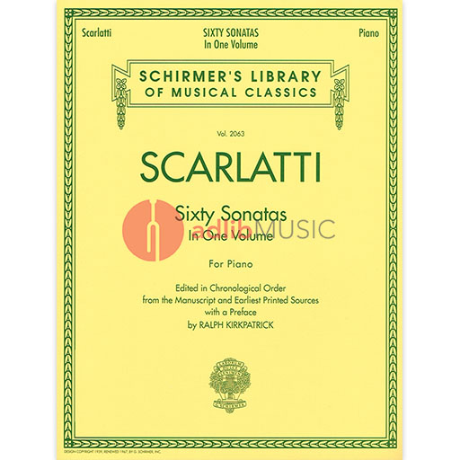 Scarletti - 60 Sonatas Complete - Piano Schirmer 50486377