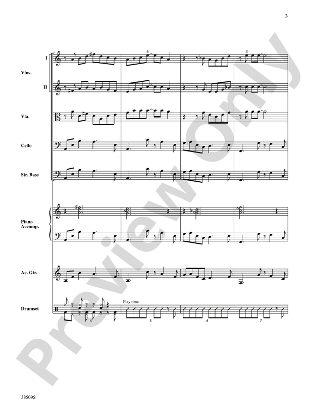 Recorda Me - String Orchestra Conductor Score & Parts (Digital Download)
