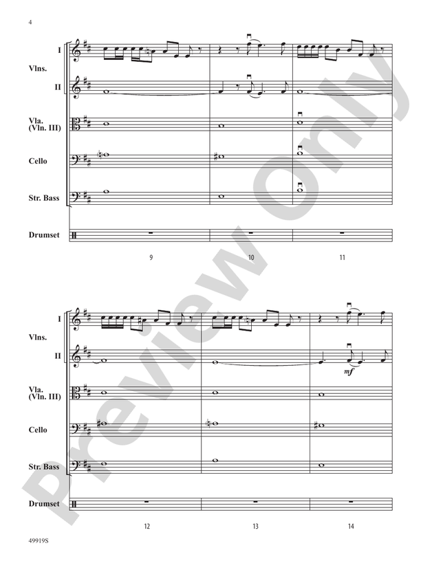 Bones - String Orchestra Conductor Score & Parts (Digital Download)