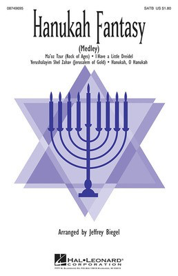 Hanukah Fantasy - SATB Jeffrey Biegel Hal Leonard Choral Score Octavo