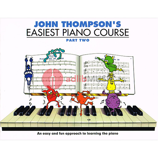 John Thompson's Easiest Piano Course Part 2 - Piano Book Only Willis WMR000187