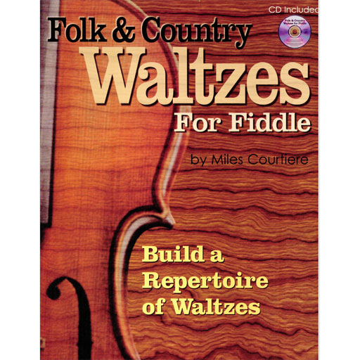Folk & Country Waltzes for Fiddle - Violin/CD by Courtiere ADG052CD