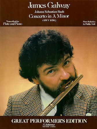 Bach - Concerto in Amin - Flute/Piano Accompaniment edited by Galway Schirmer 50336040