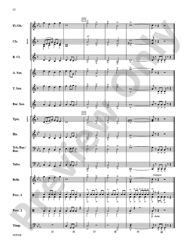Shadowlands - Concert Band Conductor Score & Parts (Digital Download)