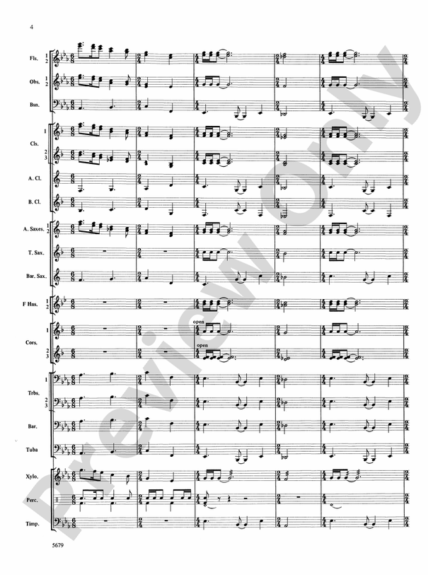 Galway Bay Overture - Concert Band Conductor Score & Parts (Digital Download)