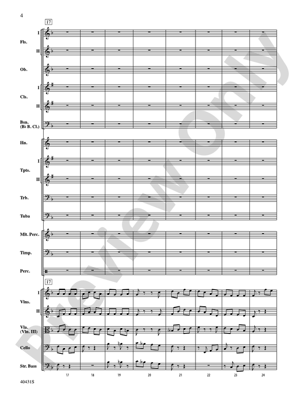 Leroy Anderson's Irish Suite, Part 2 (Themes from) – Full Orchestra Conductor Score & Parts (Digital Download)