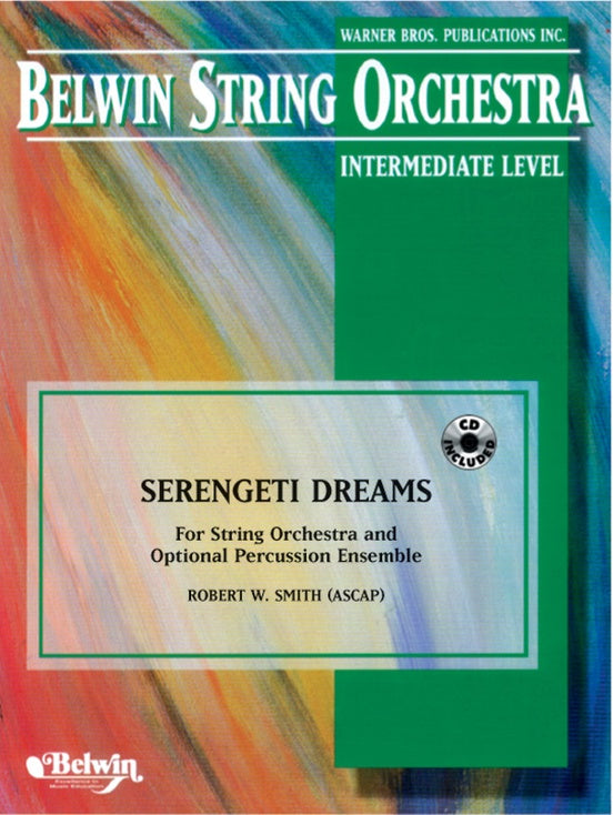 Serengeti Dreams (with Opt. Percussion Ensemble) – String Orchestra Conductor Score & Parts (Digital Download)