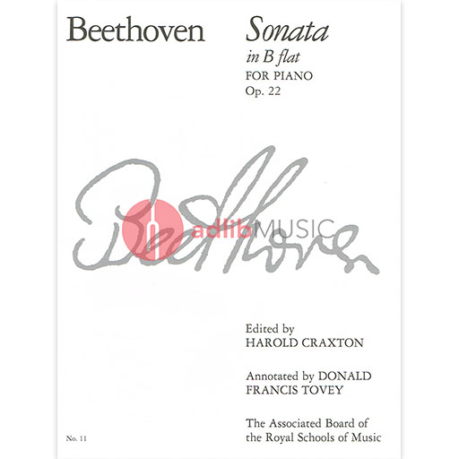 Beethoven Piano Sonata in Bb Major Op 22
