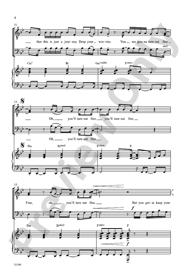 Keep Your Head Up - TTB Choral Octavo (Digital Download)