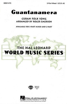 Guantanamera - 3-Part Mixed Roger Emerson Hal Leonard Choral Score Octavo