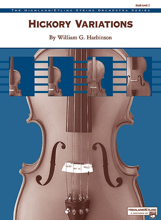 Hickory Variations – String Orchestra Conductor Score & Parts (Digital Download)