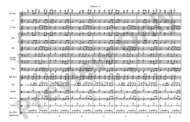 (I Can't Get No) Satisfaction – Marching Band Conductor Score & Parts (Digital Download)