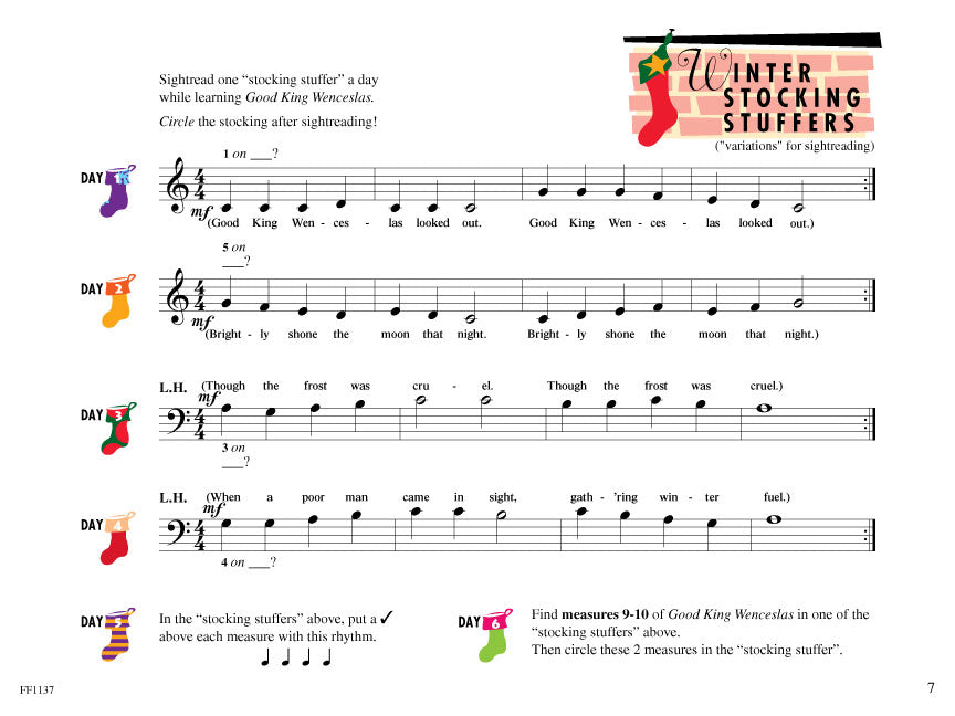 Piano Adventures Primer Level - Christmas Book