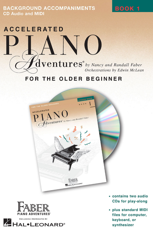 Accelerated Piano Adventures for the Older Beginner - Lesson Book 1 Enhanced CD (Audio/MIDI) 420083