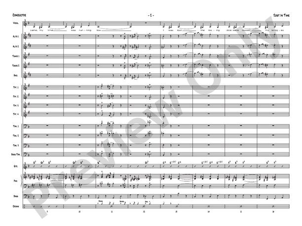 Just in Time - Jazz Ensemble Conductor Score & Parts(Digital Download)