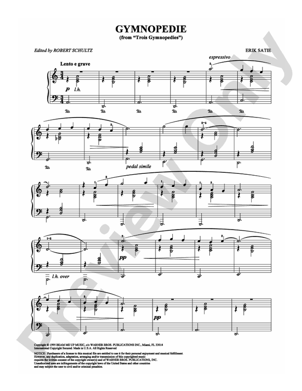 Debussy - Gymnopedie - DSM-PS-0009519 - Piano (Digital Download)