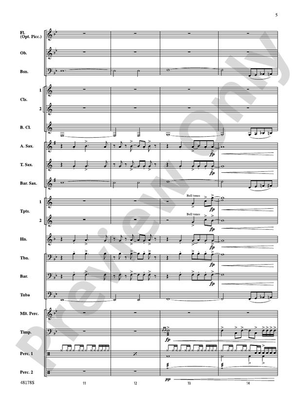 Shine Bright - Concert Band Conductor Score & Parts (Digital Download)