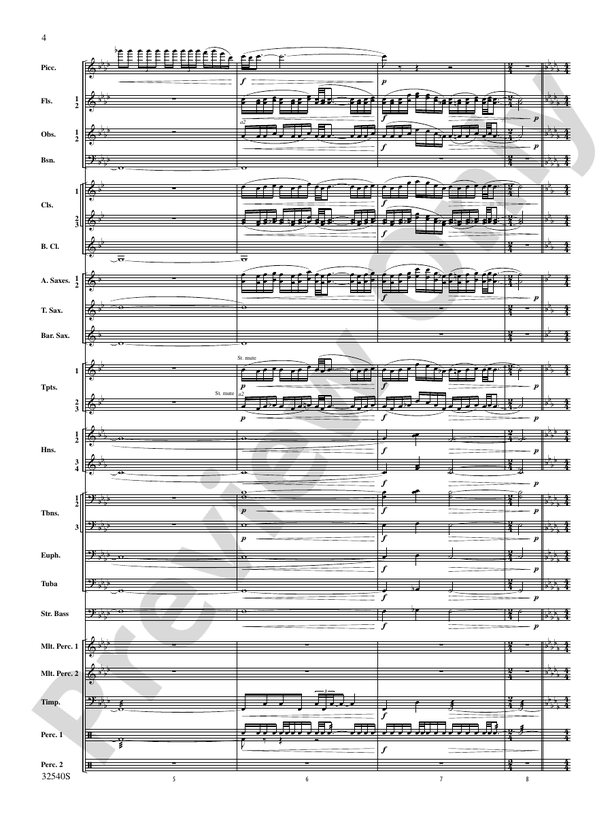 Genesis - Concert Band Conductor Score & Parts (Digital Download)