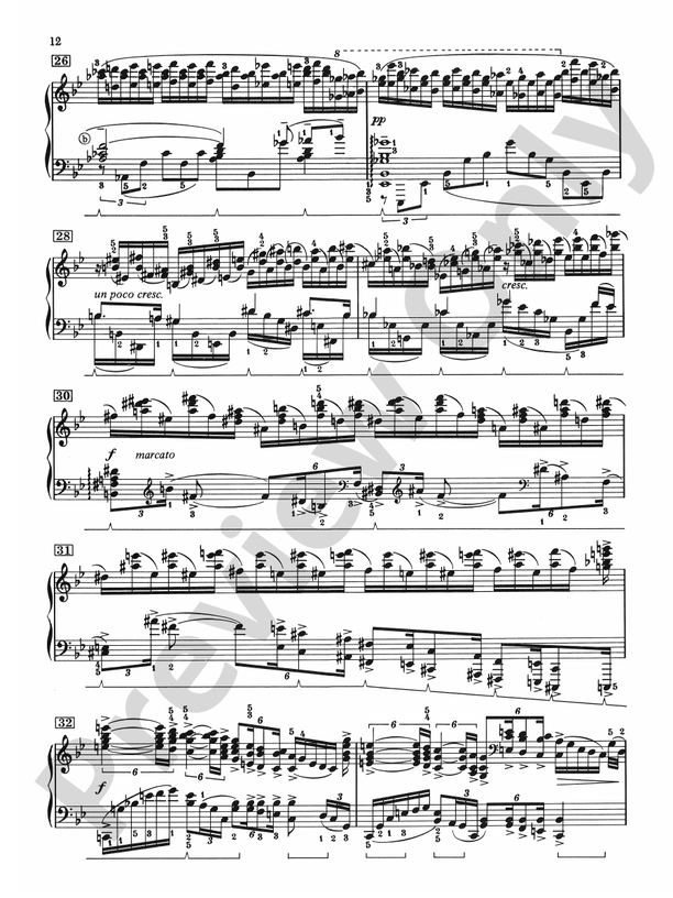 Rachmaninoff - Preludes, Opus 23 - Piano (Digital Download)