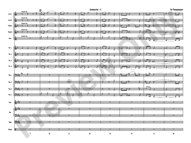 Yo Tannenbaum! - Jazz Ensemble Conductor Score & Parts (Digital Download)