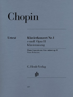 Concerto No. 1 Op. 11 E minor - Frederic Chopin - Piano G. Henle Verlag 2 Pianos 4 Hands