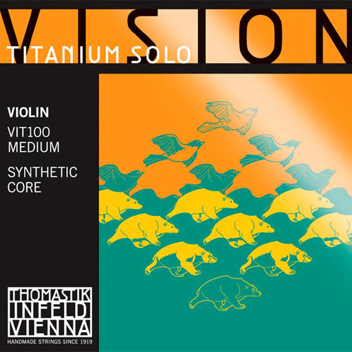 Thomastik Vision Titanium Solo Violin, Set, 4/4