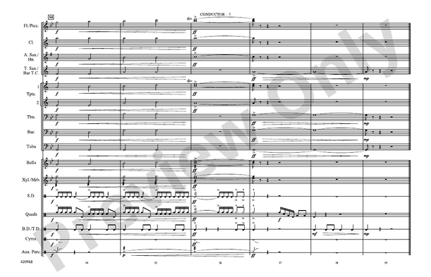Man of Steel, Part 2 – Marching Band Conductor Score & Parts (Digital Download)